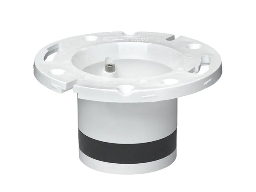 4 Cast Iron Closet Flange Replacement - Compression ABS (Black) GH950A