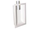17-1/4" x 11-1/2" Dryer Vent Box with Connector, White