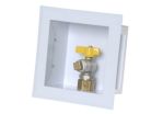 1/2" Recessed Metal Wall Box with Valve Assembly