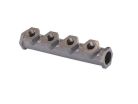 1-1/4" Inlet x 3/4" Outlets (4) Large Coated Manifold