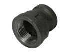 3/4" x 1/2" Black Malleable Iron Reducing Coupling