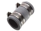 3/4" Flexible Banded Pipe Coupling, Connects Cast Iron, PVC, Copper, Steel or Lead Pipe