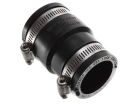 1-1/2" x 1-1/4" Flexible Banded Coupling, Clay x Cast Iron, PVC or Steel Pipe