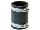 1-1/2" Flexible Banded Coupling, Clay x Cast Iron, PVC or Steel Pipe