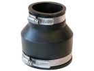 3" x 2" Flexible Banded Pipe Coupling, Connects Cast Iron, PVC, Copper, Steel or Lead Pipe
