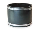 5" Flexible Banded Pipe Coupling, Connects Cast Iron, PVC, Copper, Steel or Lead Pipe