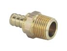 1" x 3/4" PEX Brass Adapter, Lead-Free, Crimp x Male (Installation by Non-Professional may void Viega's LLC limited warranty)