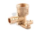 1/2" PEX Brass Drop Ear 90 Degree Elbow, Lead-Free, PEX x Female Iron Pipe (Limited Quantities Available - Item is on Backorder)