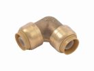 1/2" x 1/2" Sharkbite Push Fitting 90 Degree Elbow (for Copper and CPVC), Lead-Free