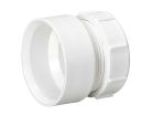 1-1/4" PVC Trap Adapter, Type DWV, Fitting x Slip Joint