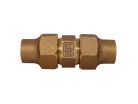 1" Bronze Pack Joint Union, Lead-Free, Flared x Flared
