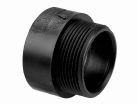 1-1/2" ABS Reducing Adapter, Type DWV, Plastic x Male