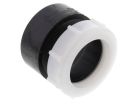 1-1/2" ABS Trap Reducing Adapter, Type DWV, Plastic x Slip Joint