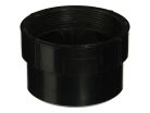 4" ABS Cleanout Adaptor, Type DWV, Fitting x Plastic