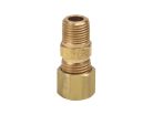 1/4" x 1/8" Brass Compression Reducing Adapter, Lead-Free, OD x Male