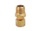 1/4" Brass Compression Reducing Adapter, Lead-Free, OD x Male