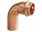 1/2" Copper 90 Degree Street Elbow, Lead-Free, Fitting x Copper