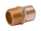 1/2" x 1/4" Copper Reducing Adapter, Copper x Male