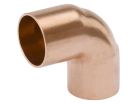 1" x 3/4" Copper Reducing 90 Degree Elbow, Copper x Copper
