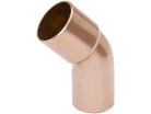 1/2" Copper Street 45 Degree Elbow, Copper x Fitting