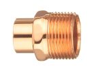 3/4" Copper Reducing Adapter, Copper x Male, Pack of 25