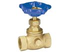 1/2" Cast Brass Stop and Waste Valve, Lead-Free, Copper x Copper