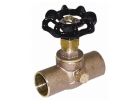 3/4" Cast Brass Stop and Waste Valve, Lead-Free, Copper x Copper