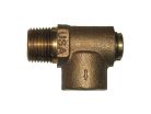 3/4" Brass Pressure Relief Valve for Pump, Lead-Free, Male x Female