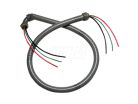3/4" x 6' Non-Metallic Whip with Fitting, 8 Wire, Liquid-Tight