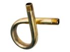 1/4" Pigtail Steam Siphon, Straight, Brass, Male Pipe Thread