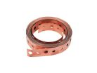 3/4" x 10' Copper Clad Perforated Hanger Strapping