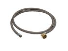 72" Polymer Braided Flexible Water Supply Connector with Garden Hose Elbow
