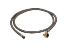 72" Braided Flexible Water Supply Connector with Garden Hose Elbow