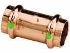 1-1/4" Press Copper Coupling with Stop, Press x Press