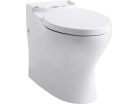 17" Elongated Toilet Bowl with Skirted Persuade, White