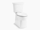 Two-Piece Elongated Toilet with Skirted Trapway, 1.28 gpf