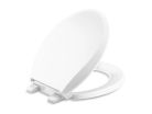 Toilet Seat, Round Front, Plastic with ReadyLatch, White