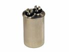 Motor Run Capacitor, Round, Enclosed in a metal can, 50 MFD, 440/370 Volt