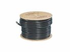 1" X 50' Flexible Gas Pipe, Stainless Steel, Black