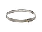 Hose Clamp, Stainless Steel, Zink Plated Screw, 4-1/8" - 5" 72 Piece