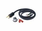 6" Garbage Disposal Power Cord Kit with 1/2" Continuous and Straight Plug