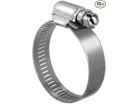 Hose Clamp, Stainless Steel, 7/16" -25/32", 6 Piece