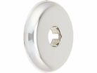 1/2" CTS Poly Escutcheon Floor/Ceiling Plate, Chrome Plated