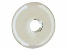 1" IPS Poly Escutcheon Floor/Ceiling Plate, Chrome Plated, Domestic
