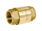 1/2" Check Valve, Threaded Spring Loaded, Brass Lead Free, FNPT x FNPT