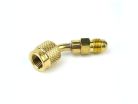 5/16" x 1/4" Female Quick Coupler, Male Flare with Schrader Core in Male End