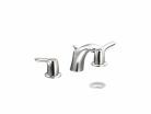 Widespread bathroom sink faucet, Polished Chrome, includes popup drain