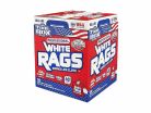 10" x 12" White Rags Box, 6 Boxes of 200 Sheets