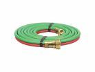 Acetylene Line Hose With A and A Fittings, 3/16 in, 12 in L, 200 psi