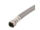 3/4" Stainless Steel Corrugated Water Heater Connector, Flexible, 12" Long